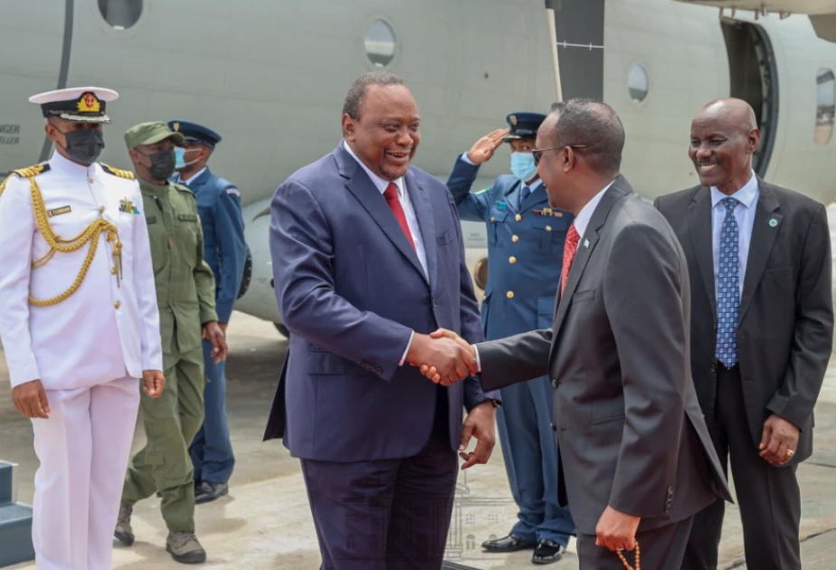 Uhuru Attends The Inauguration Of Somali President Hassan Mohamud