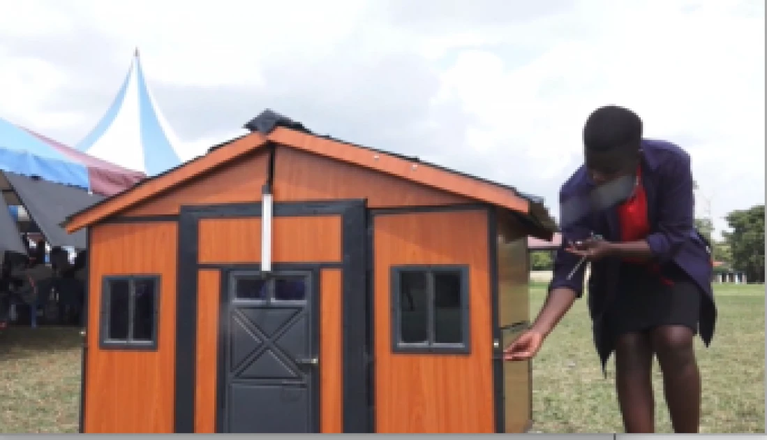 Siaya student designs portable house to address floods, urban-rural migration