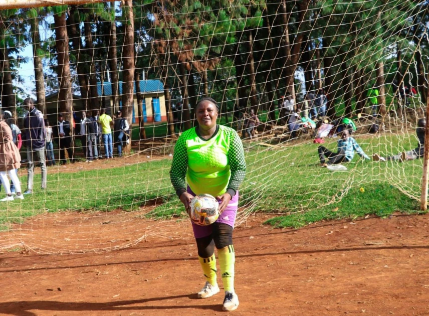 Dorothy Wanja: Late bloomer with goalkeeping ambitions 