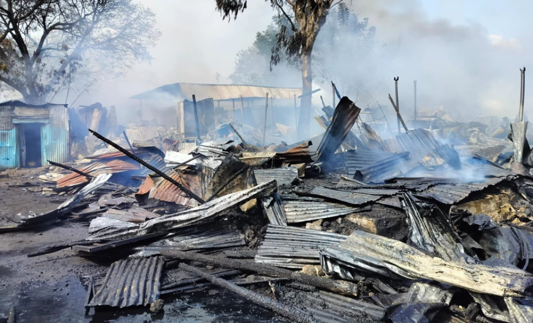 Kisumu: Traders counting loses after fire destroys property in Juakali area