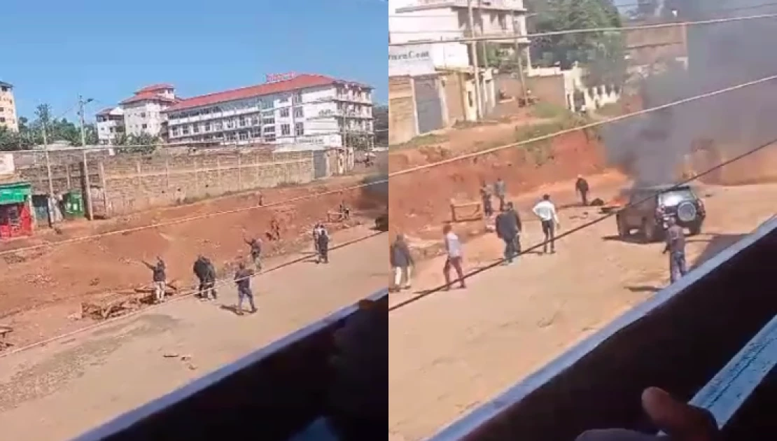 Maandamano Wednesday: Kisii police tracking machete-wielding gang attacking protesters