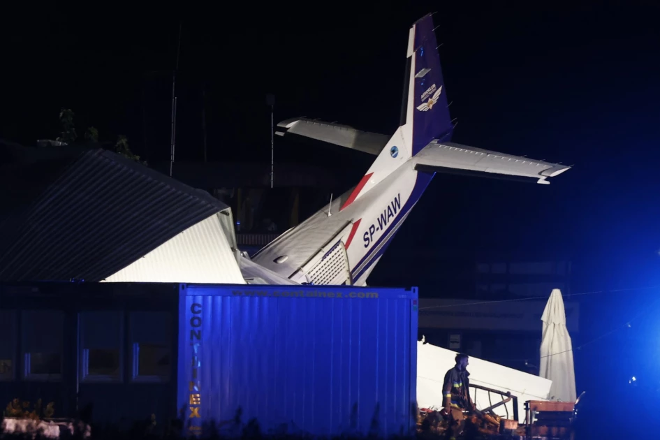 Plane crashes into hangar in Poland, killing five