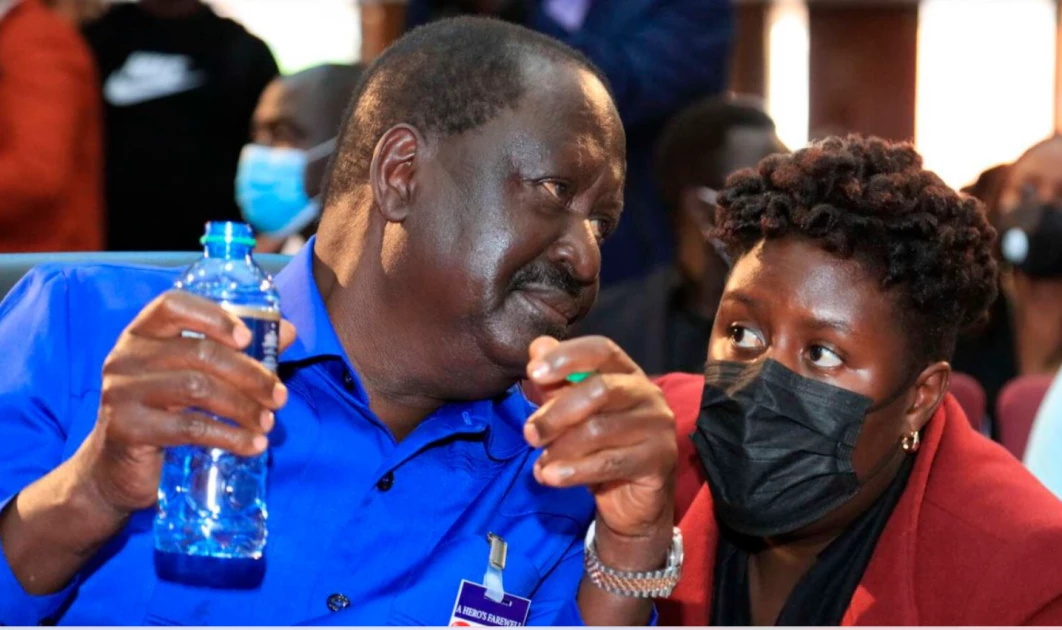 'Baba ako sawa': Winnie Odinga allays fears of Raila's whereabouts