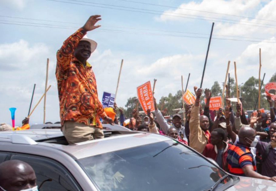 Raila promises to reclaim grabbed Maa community land as he woos Narok voters