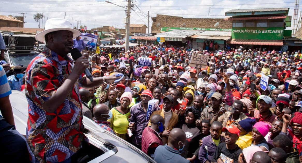 'Lazima tutamaliza ufisadi,' Odinga vows to seal all corruption loopholes if he becomes president