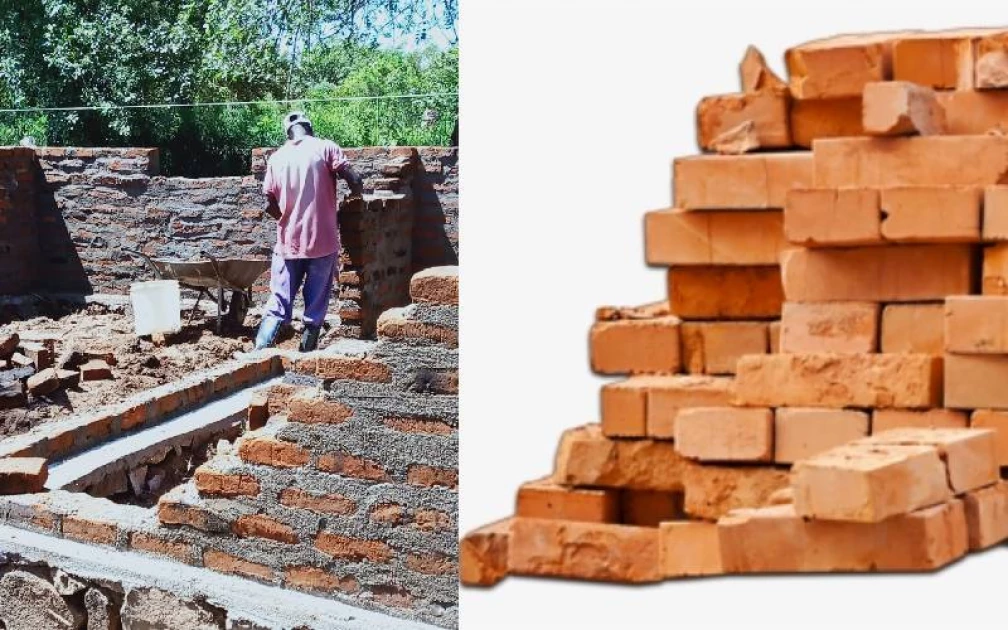 Rush to build red brick houses turning villages into desert