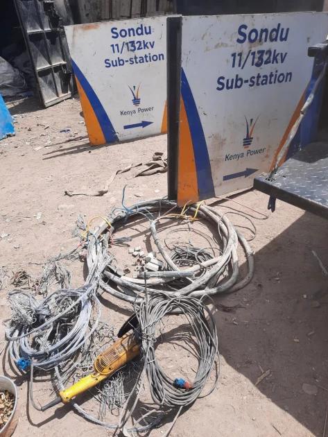 Two suspects arrested for vandalizing electricity equipment