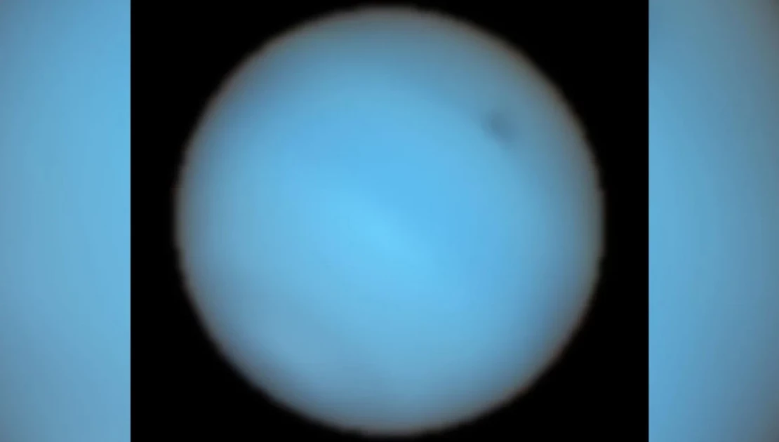 Mysterious dark spot detected on Neptune