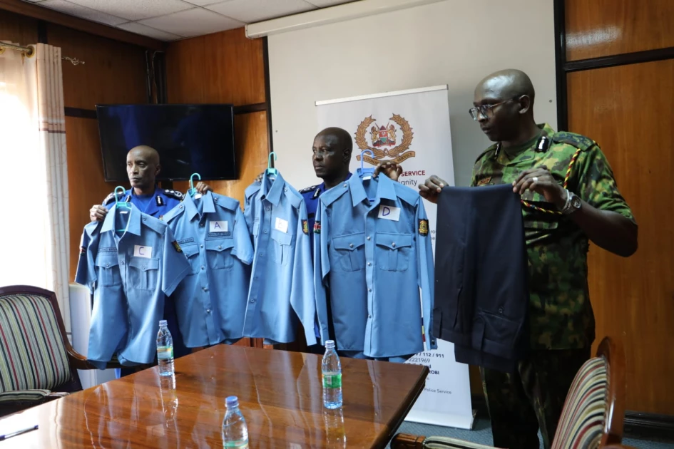 Kenya Police wants you to help them choose their new uniform