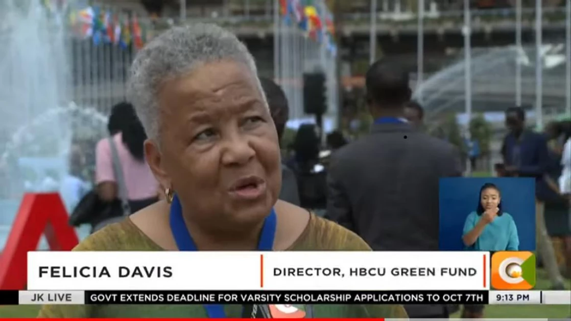 Founder of HBCU Green Fund lauds Kenya’s efforts to host Climate Summit