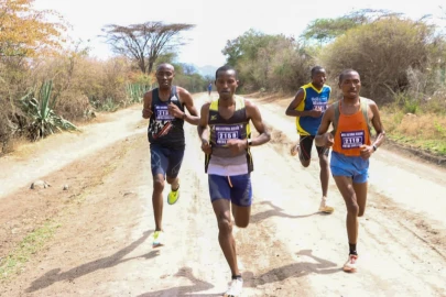 Alex Njai wins Mwea National Reserve Half-Marathon
