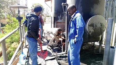 Marsabit residents decry power outage as major generator bursts into flames
