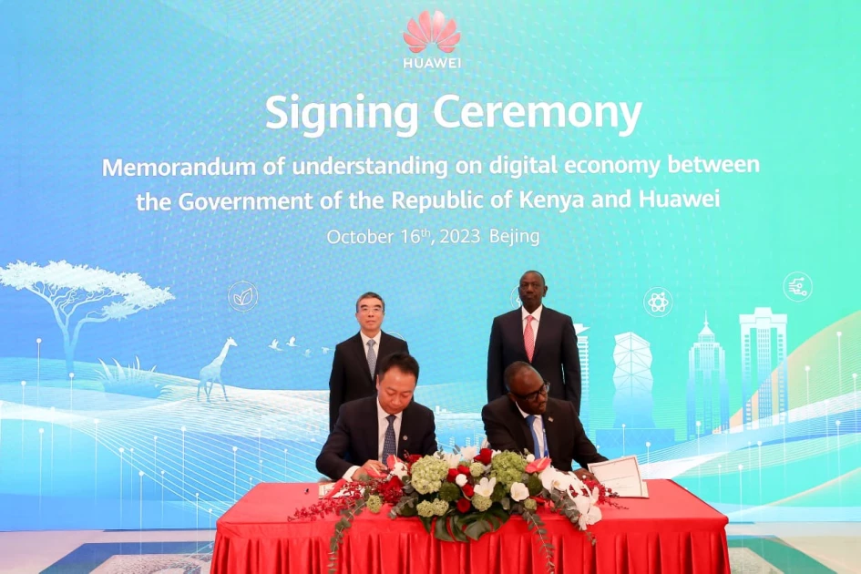 Kenya signs MoU with Huawei to promote digital transformation