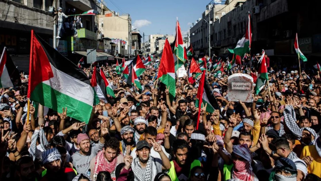 Protests across Middle East as US’ Arab allies warn against pushing Palestinians out