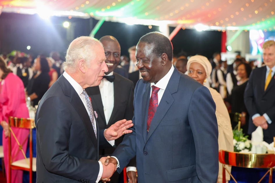 President Ruto, Raila meet at State House dinner