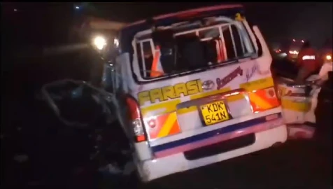 8 dead after matatu and truck collide on Nakuru-Eldoret highway 