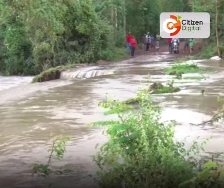 Heavy rains destroy bridge in Kapsabet 