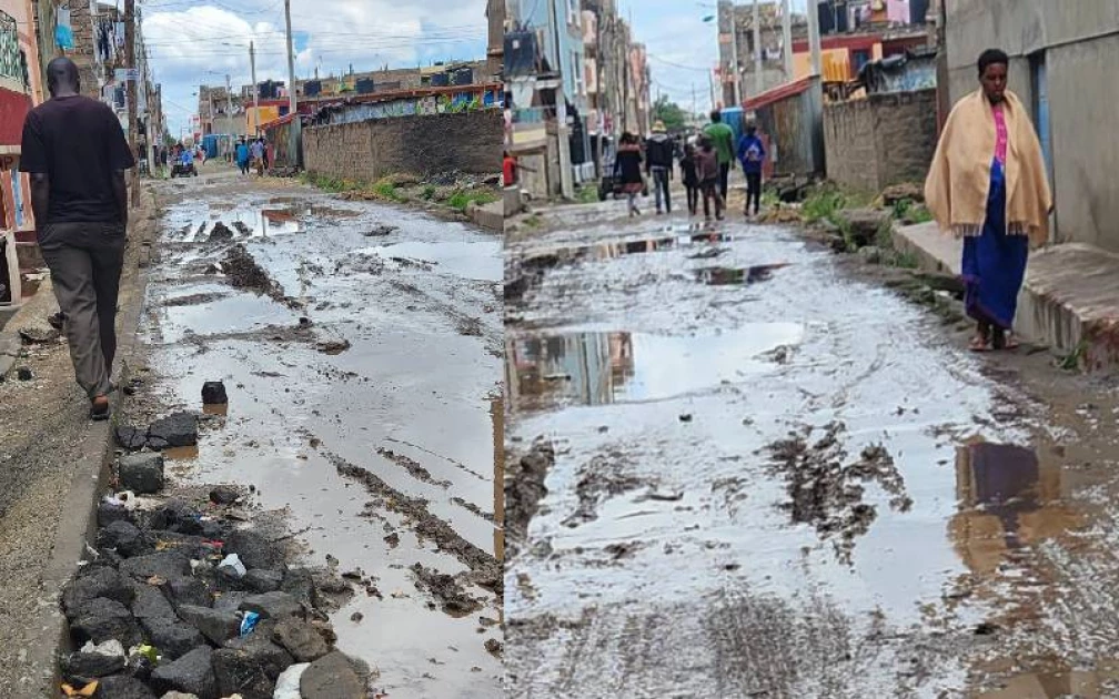 ‘Mudness’: Heavy rains turn Nairobi estate roads into ‘sea of mud’