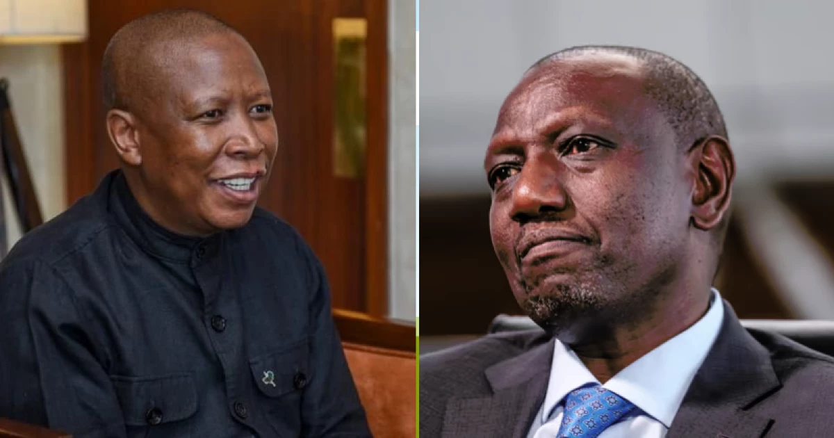 ‘I can’t locate him these days’: Julius Malema slams President Ruto over broken campaign promises