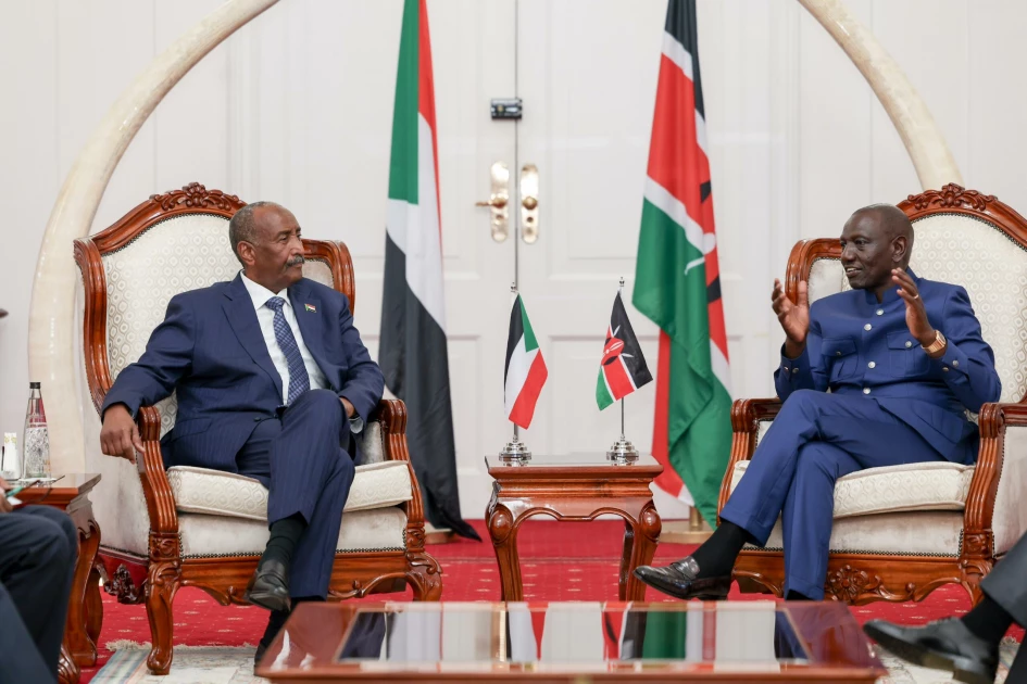 President Ruto and Sudan's al-Burhan want urgent IGAD summit convened to speed Jeddah process