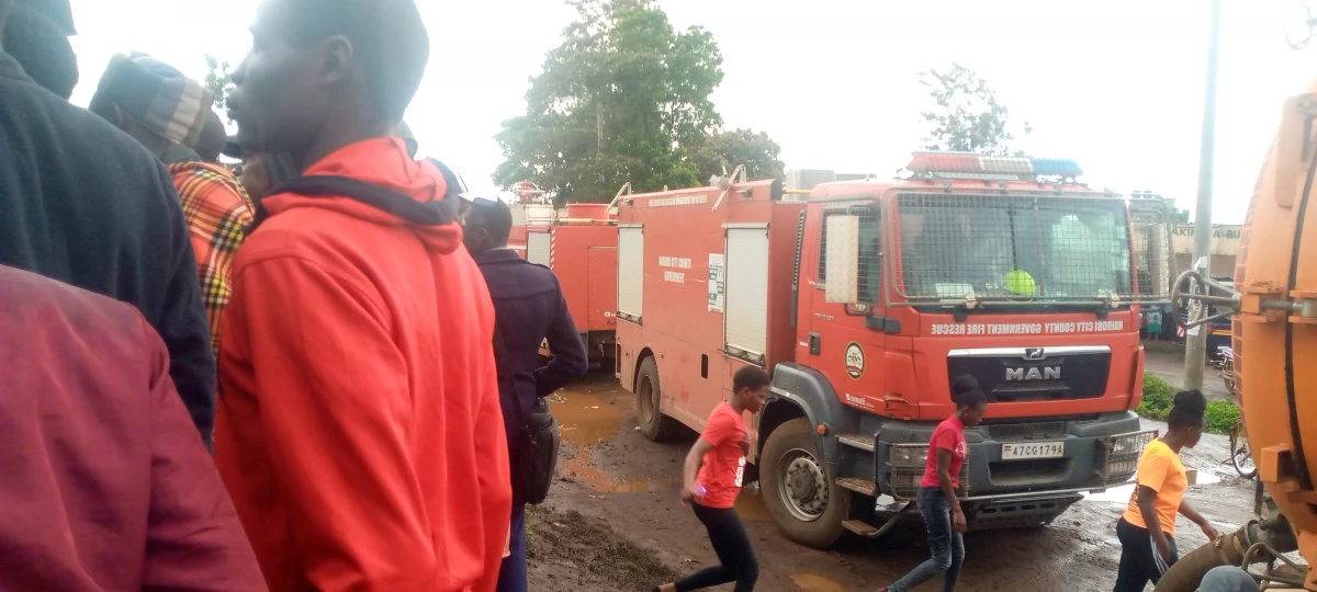 Man trapped after 80-feet-deep pit latrine collapses near Kenyatta University