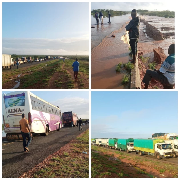 Hundreds stranded as floods cut off Mwingi-Garissa road