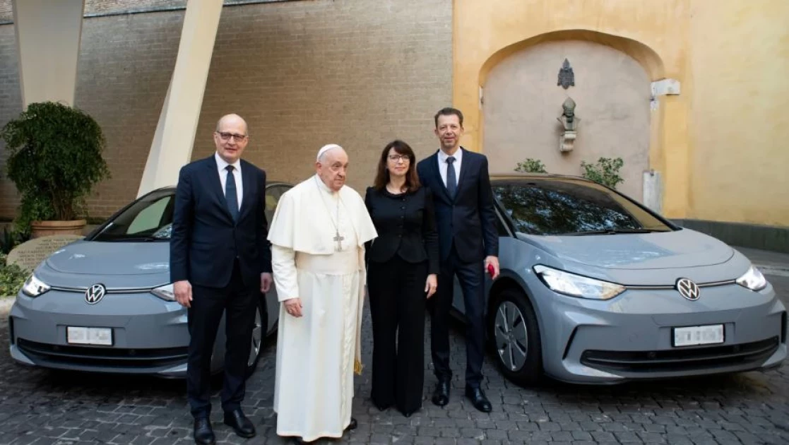 The Vatican is going all-electric with Volkswagen supplying the cars