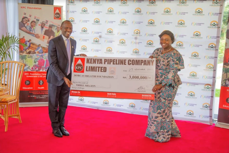 Kenya Pipeline Company donates Ksh.3M to Pastor Dorcas Rigathi’s boy child programme