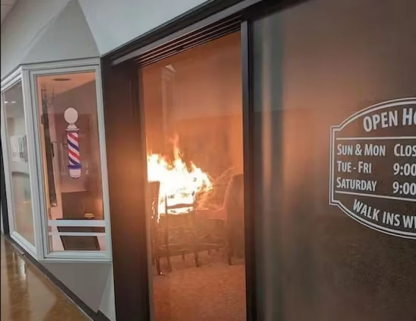 Man set barber shop on fire to move owner