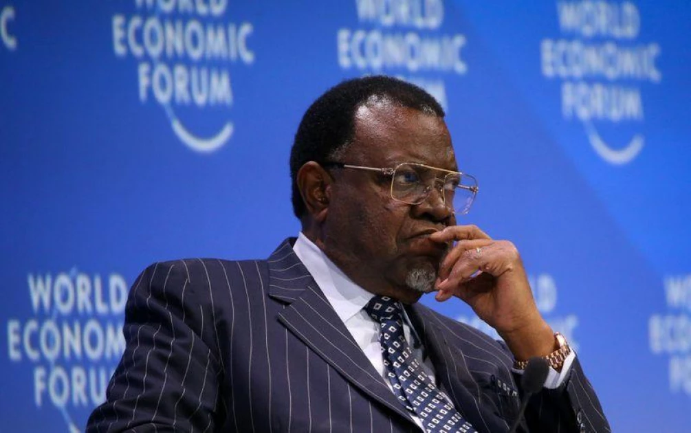 Namibian President Geingob under fire for taking his four children to COP28 in Dubai