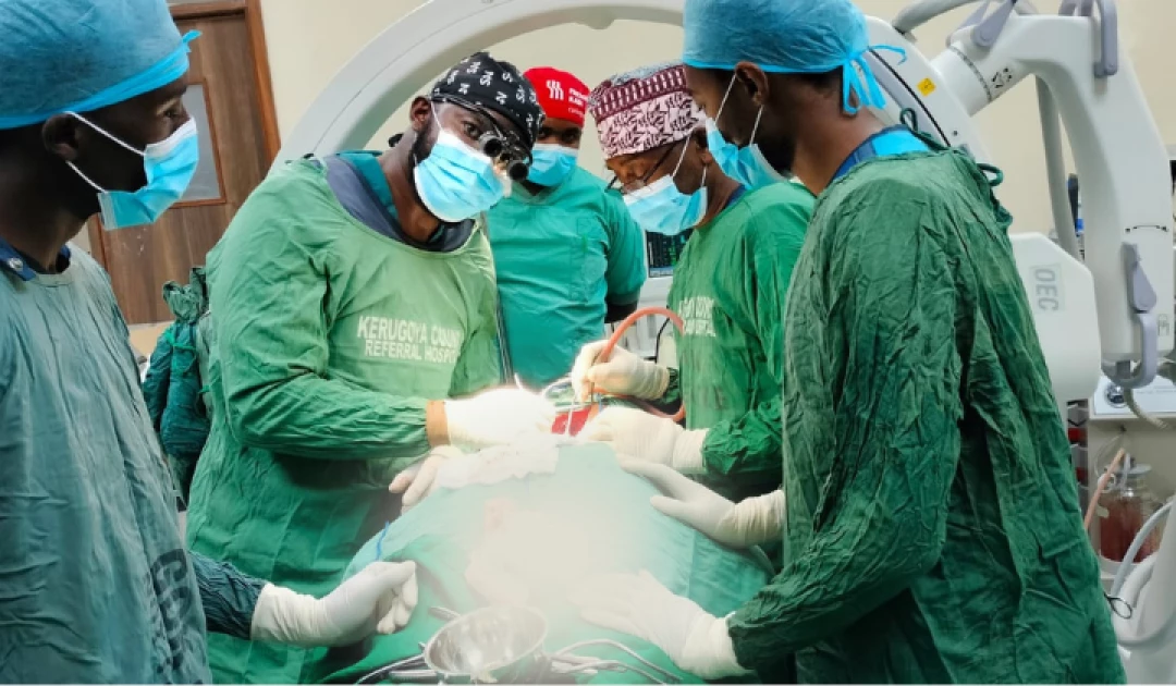  Kerugoya Hospital performs its first spinal surgery