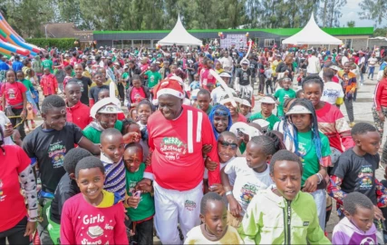 DP Gachagua, Pastor Dorcas host thousands of kids for a Christmas party