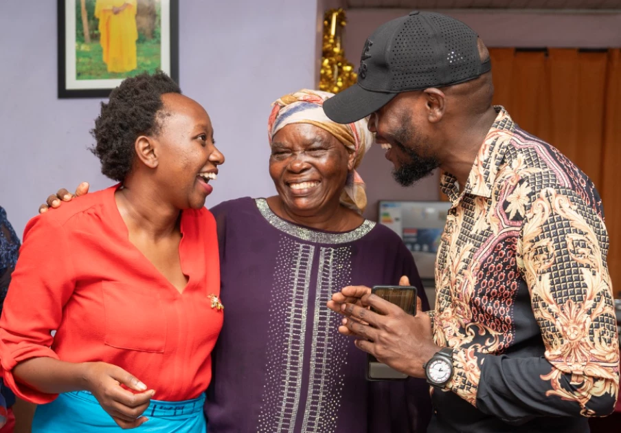 PHOTOS: Daddy Owen breaks silence on introducing Charlene Ruto to his mother in Kakamega