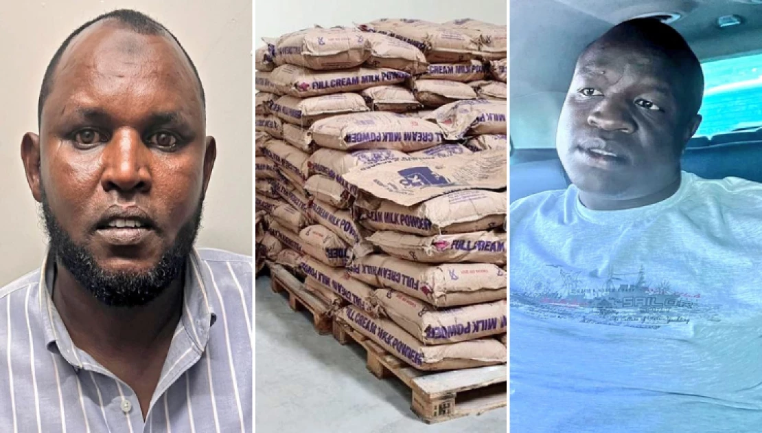 Two suspects arrested as detectives nab 32.5 tonnes of contraband milk powder on Eastern Bypass