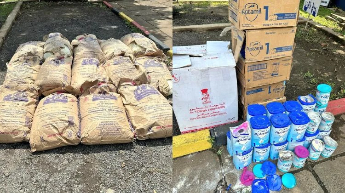 Five suspects arrested as contraband milk powder seized in Eastleigh