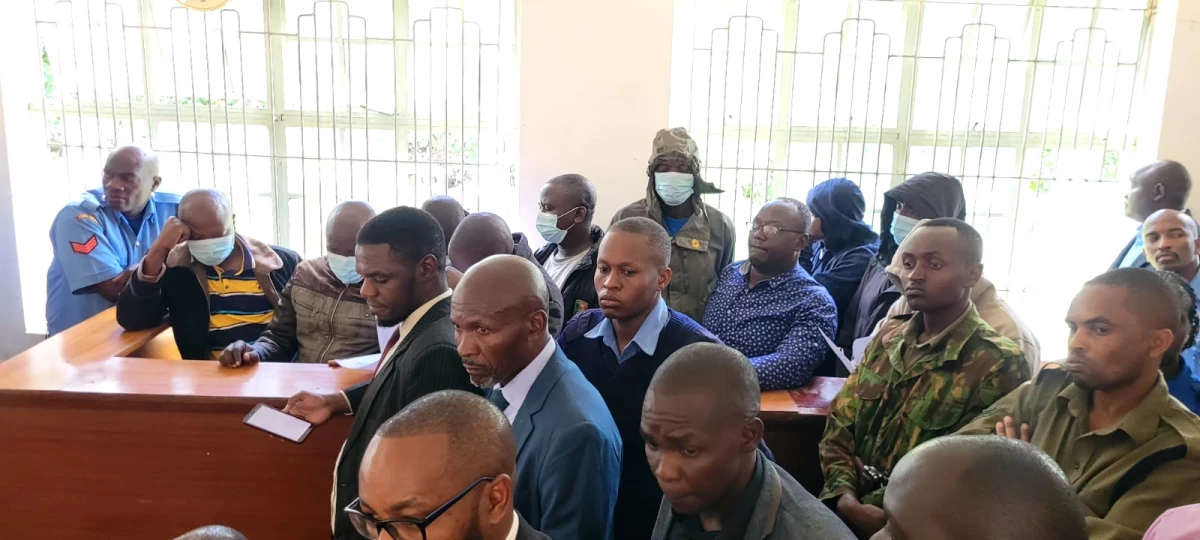 Ten Machakos County officers charged for assaulting MCA during dramatic arrest