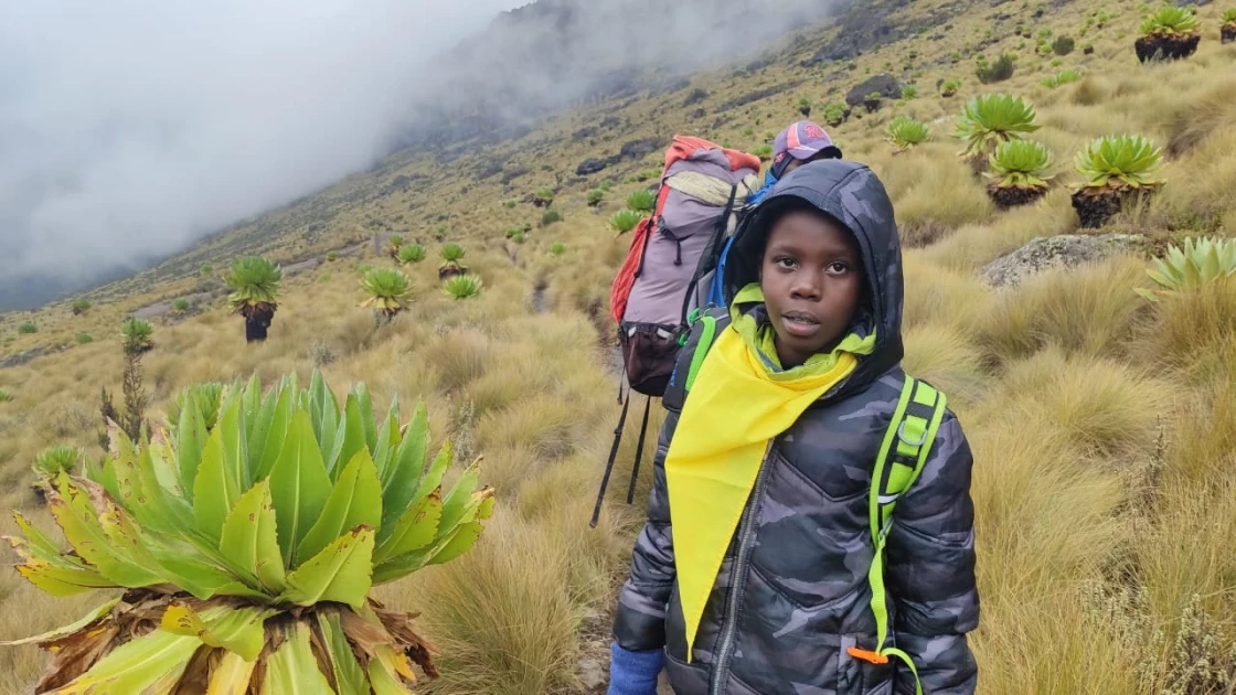 11-year-old chess prodigy hikes Mt. Kenya to raise mental health awareness