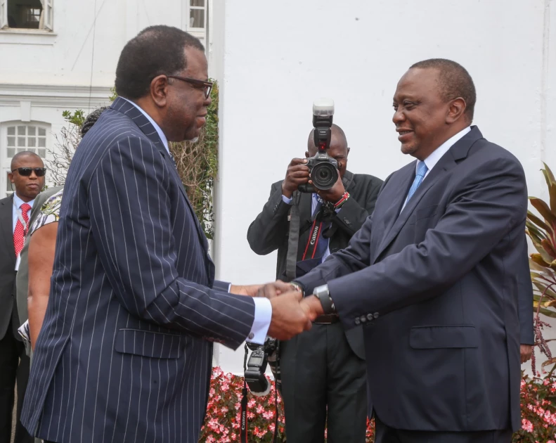 Uhuru mourns Namibia President Hage Geingob 