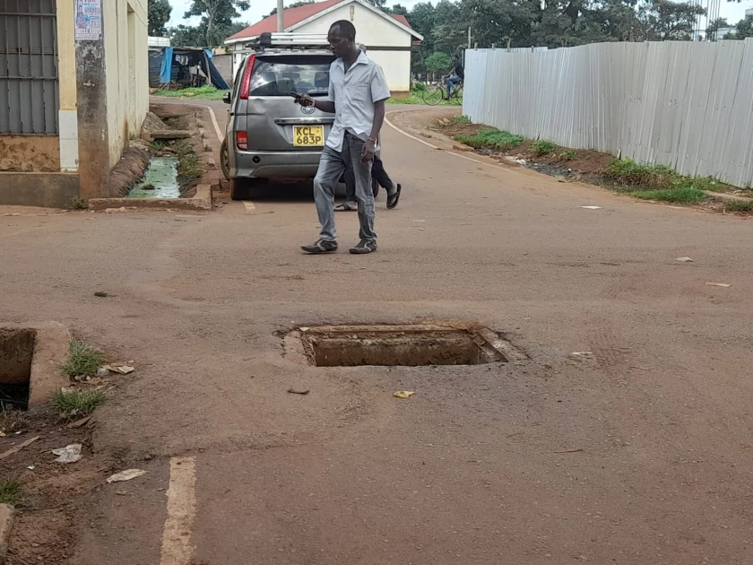 Busia town: Locals want open manholes sealed to prevent accidents