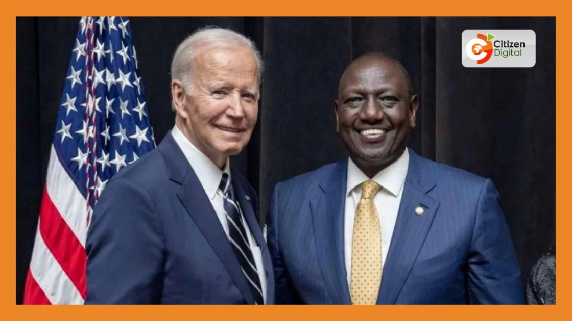 Ruto thanks US President Joe Biden for White House invite