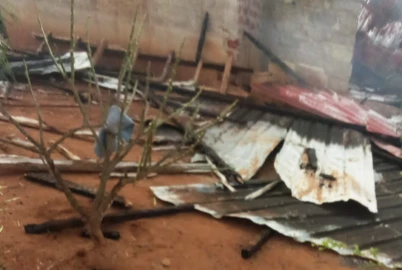 Man sets house on fire while still inside with his wife in Machakos