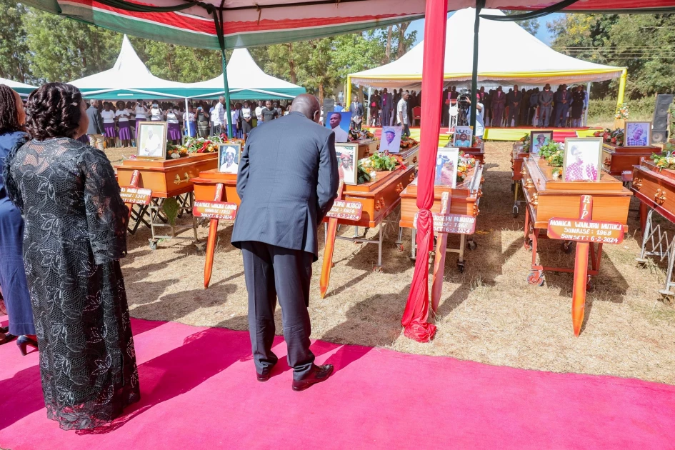 DP Gachagua blames Judiciary over illicit alcohol in the country as 17 victims buried in Kirinyaga