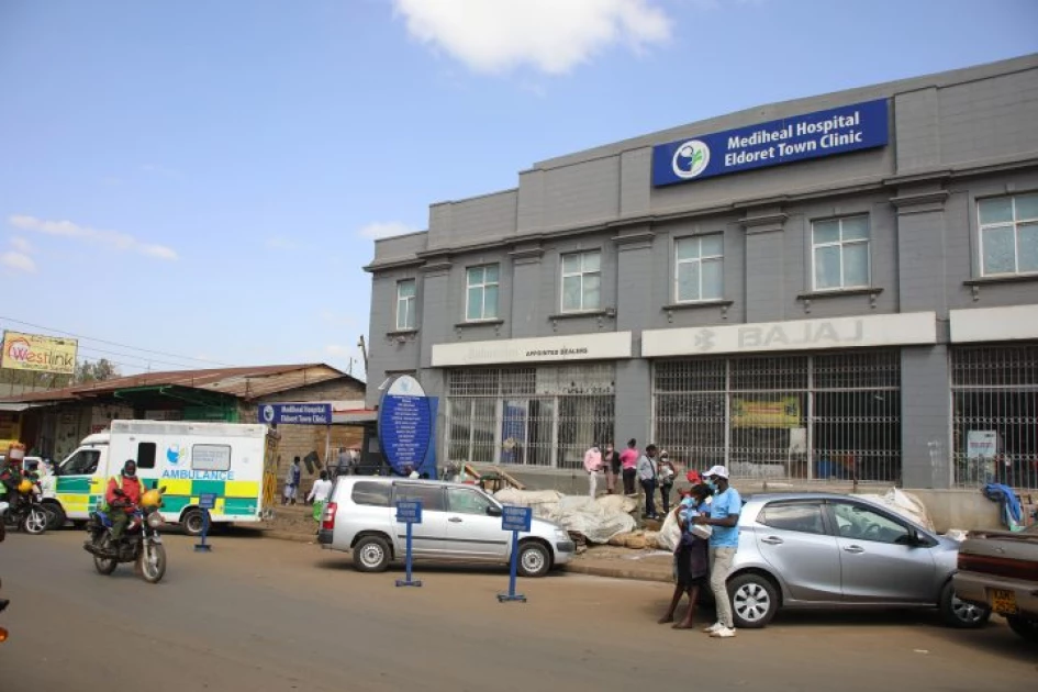 Eldoret: Mediheal Hospital staff protest unpaid salaries