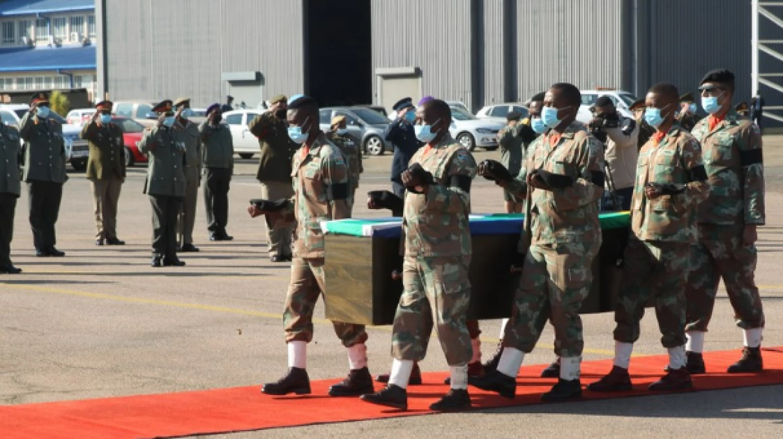 South African soldiers killed in DR Congo return home Pretoria, South Africa