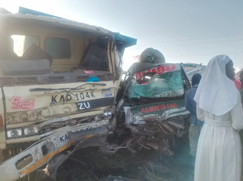 Five People Killed After Lorry Collides Head-on With Matatu In Kisumu