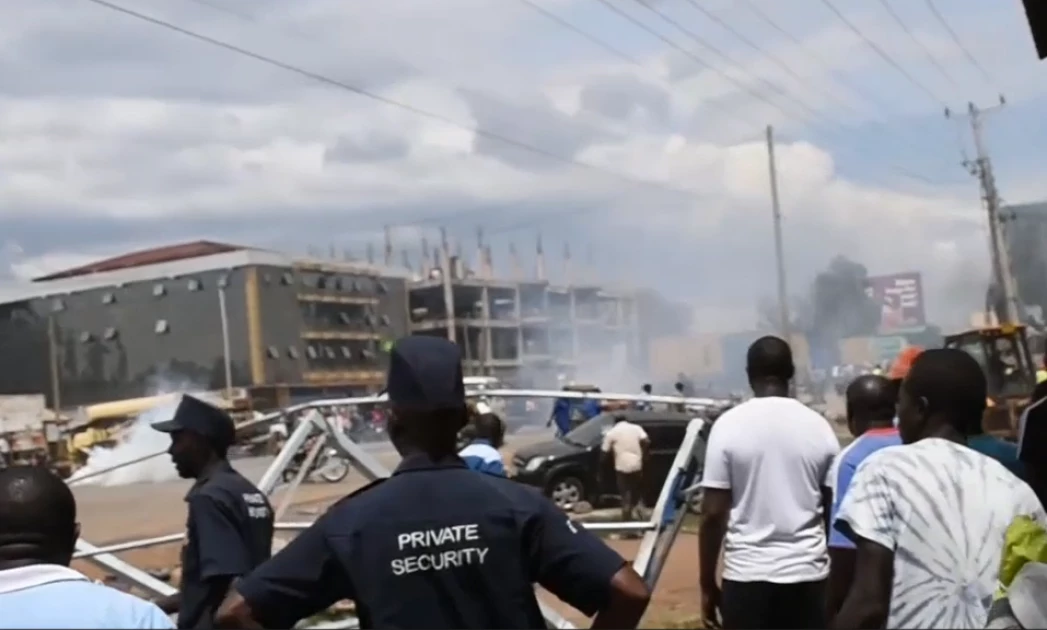 Chaos as police clash with traders protesting ongoing demolitions in Bungoma