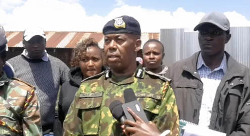 Police hunt for suspect linked to the sale of illicit brew in Nyandarua