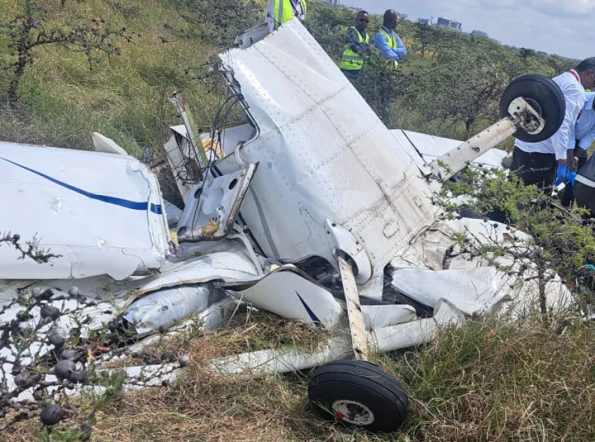 Two dead as planes collide mid-air in Nairobi