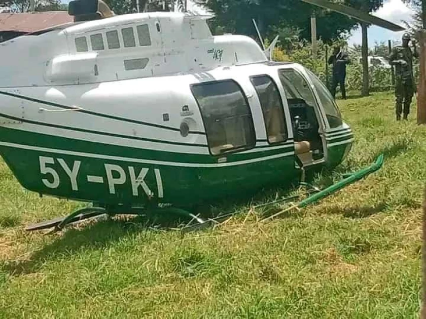 Chopper carrying Transport CS Murkomen crashes during take-off