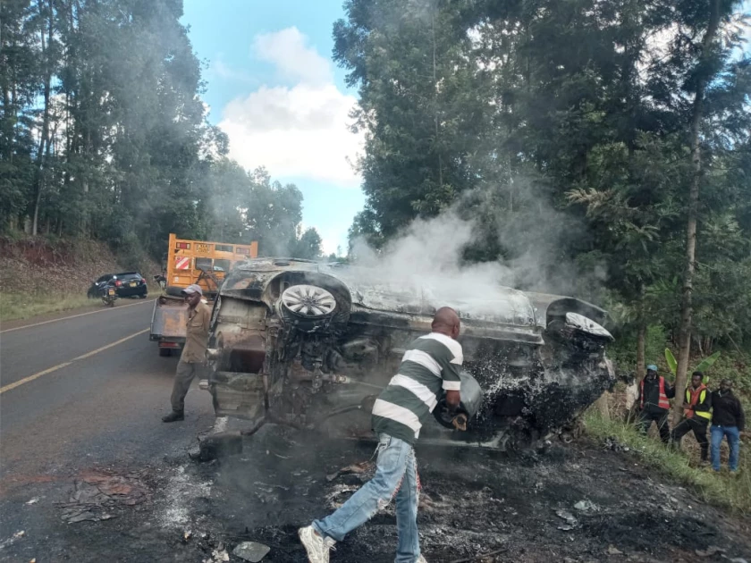 Meru Deputy Speaker Mwenda Ali seriously injured, daughters succumb in collision on Embu-Meru highway